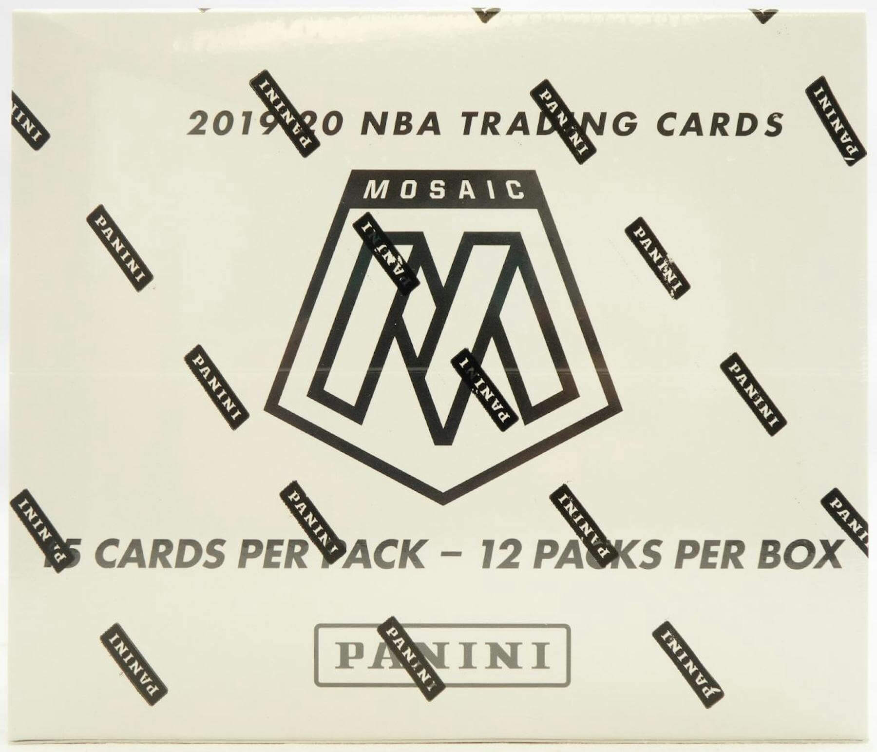 2019/20 Panini Mosaic Basketball Cello 12-Pack Box (Pink Camo Prizms)
