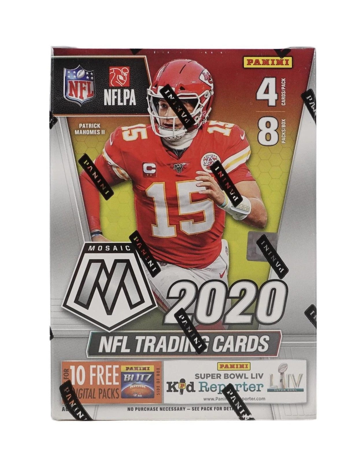 2020 Panini Mosaic Football 8-Pack Blaster Box